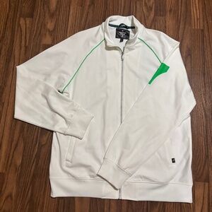 Houston White * Full Zip Mens Lucky # 7 Long Sleeve Tricot Piping Jacket * Large